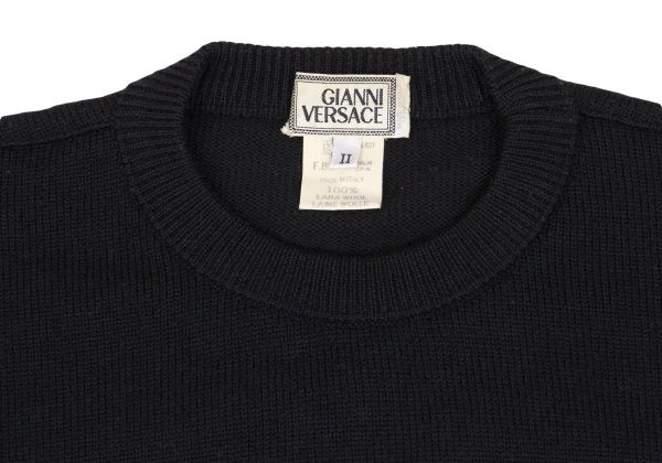 GIANNI VERSACE South Beach Jacquard Wool Knit Sweater K-162650_003