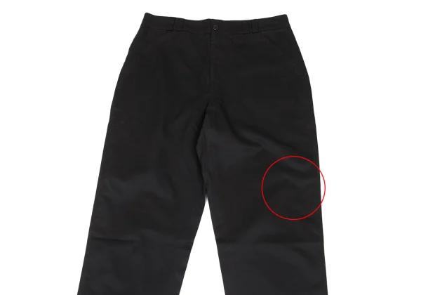 ジャンニヴェルサーチGIANNI VERSACE コットンテーパードパンツ 黒48 K-162651_002