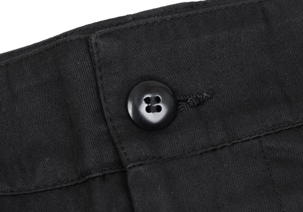 ジャンニヴェルサーチGIANNI VERSACE コットンテーパードパンツ 黒48 K-162651_005