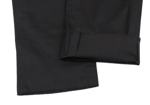 ジャンニヴェルサーチGIANNI VERSACE コットンテーパードパンツ 黒48 K-162651_009