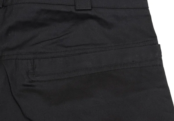 ジャンニヴェルサーチGIANNI VERSACE コットンテーパードパンツ 黒48 K-162651_011