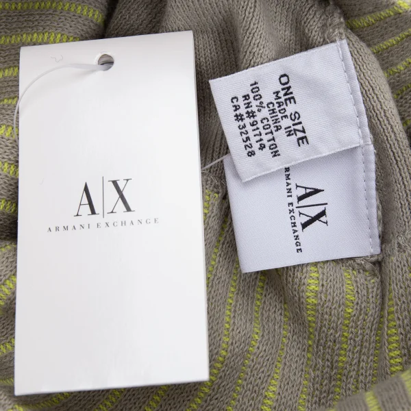 ARMANI EXCHANGE Cotton Rib Beanie K-162653_010