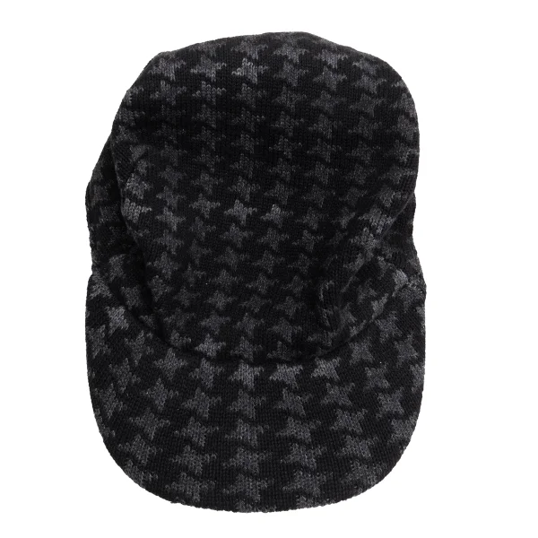 ARMANI EXCHANGE Cotton Wool Houndstooth Cap K-162654_006