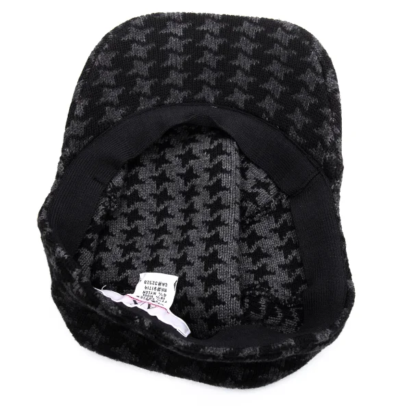 ARMANI EXCHANGE Cotton Wool Houndstooth Cap K-162654_007
