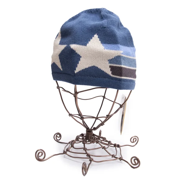 ARMANI EXCHANGE Star Woven Knit Beanie K-162656_003