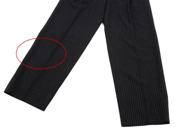Jean Paul GAULTIER HOMME Wool Stitch Stripe Tuck Pants K-162659_006