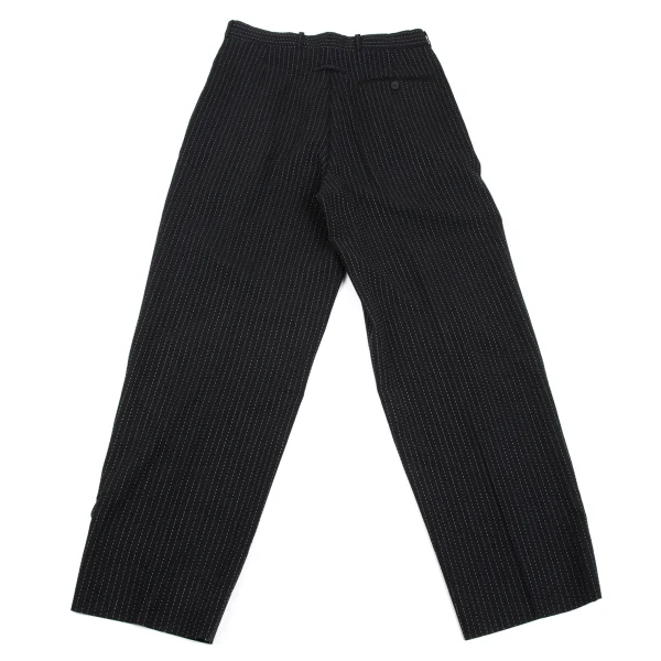 Jean Paul GAULTIER HOMME Wool Stitch Stripe Tuck Pants K-162659_009