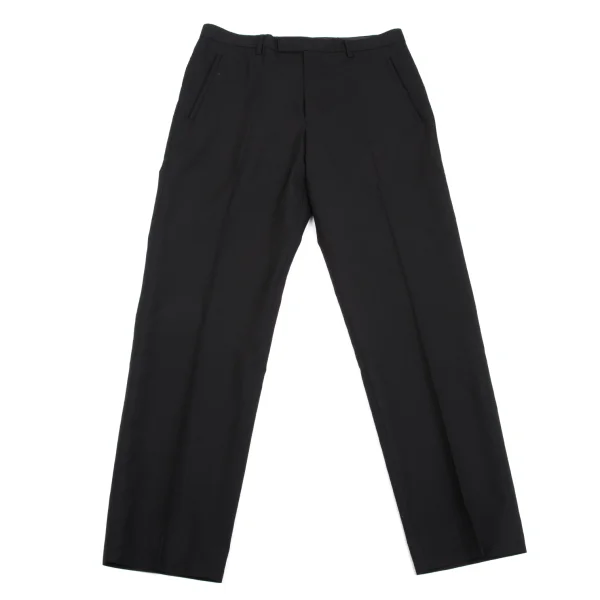 Jean Paul GAULTIER HOMME Wool Tuck Tapered Pants Black 50 K-162661_001