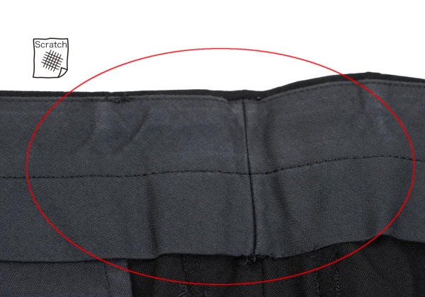 Jean Paul GAULTIER HOMME Wool Tuck Tapered Pants K-162661_006
