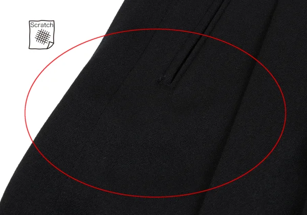 Jean Paul GAULTIER HOMME Wool Tuck Wide Pants K-162664_004