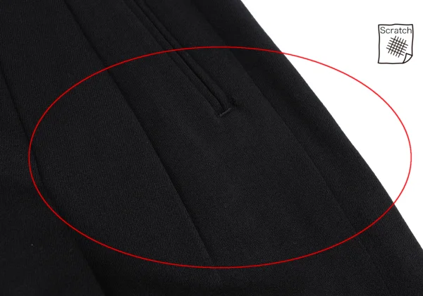 Jean Paul GAULTIER HOMME Wool Tuck Wide Pants K-162664_005