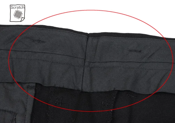 Jean Paul GAULTIER HOMME Wool Tuck Wide Pants K-162664_008