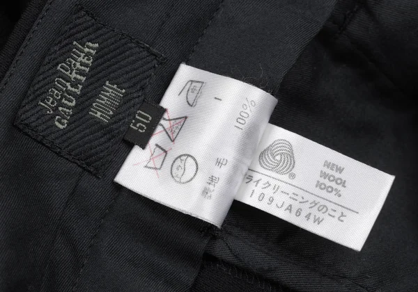 Jean Paul GAULTIER HOMME Wool Tuck Wide Pants K-162664_016