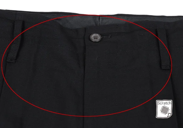 Jean Paul GAULTIER HOMME Wool Tuck Tapered Pants K-162665_003