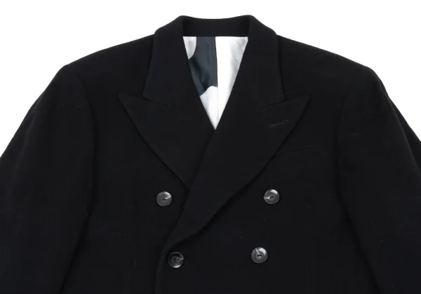 Jean Paul GAULTIER HOMME Graphic Printed Lining Wool Melton Coat K-162666_003