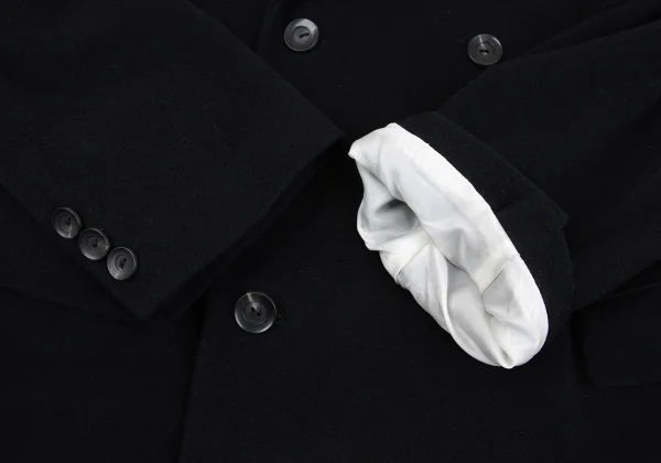 Jean Paul GAULTIER HOMME Graphic Printed Lining Wool Melton Coat K-162666_008