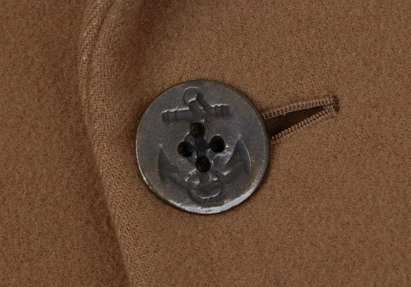 Jean Paul GAULTIER HOMME Wool Melton Peak Lapel Pea Coat K-162667_011