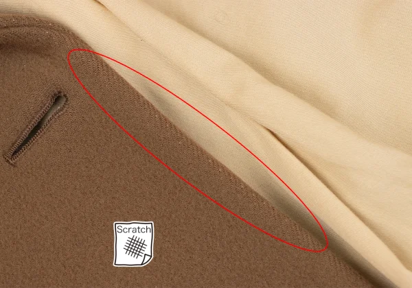 Jean Paul GAULTIER HOMME Wool Melton Peak Lapel Pea Coat K-162667_013