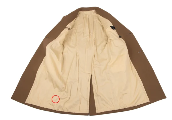 Jean Paul GAULTIER HOMME Wool Melton Peak Lapel Pea Coat K-162667_014