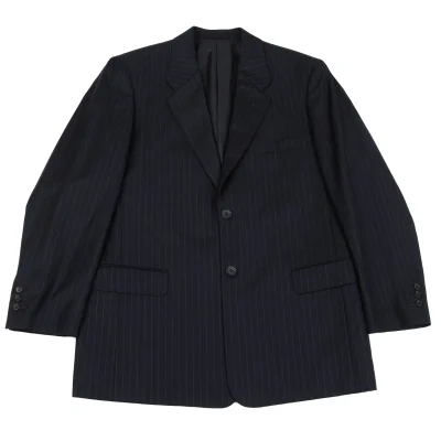 Papas GUABELLO SUPER130'S Wool Striped Jacket