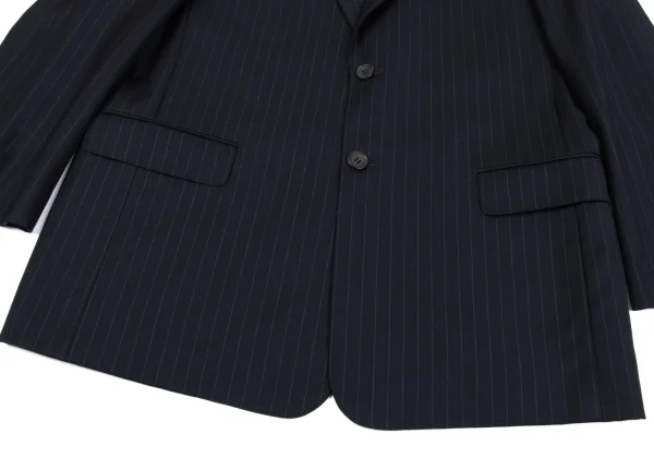 Papas GUABELLO SUPER130'S Wool Striped Jacket K-162672_008