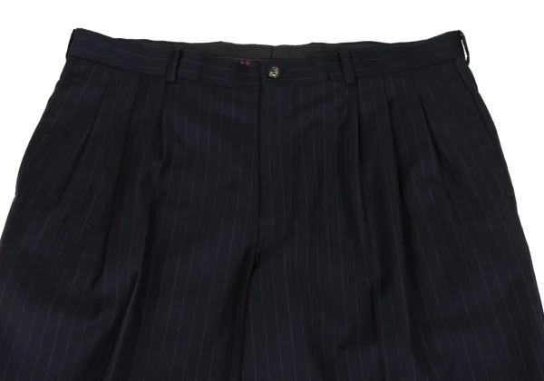 Papas GUABELLO SUPER130'S Wool Striped Pants K-162673_002