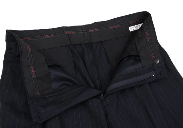 Papas GUABELLO SUPER130'S Wool Striped Pants K-162673_006