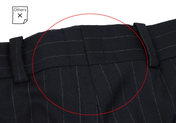 Papas GUABELLO SUPER130'S Wool Striped Pants K-162673_011