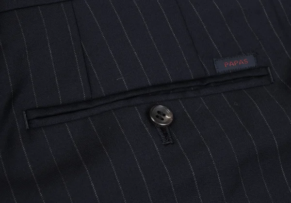 Papas GUABELLO SUPER130'S Wool Striped Pants K-162673_012