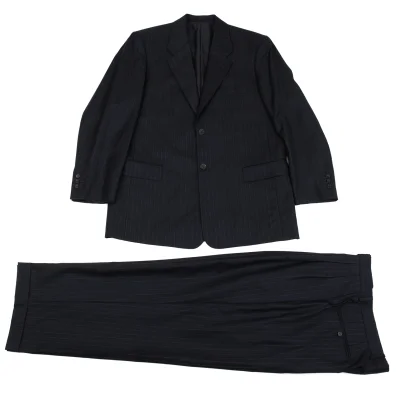 Papas GUABELLO SUPER130'S Wool Striped Jacket & Pants