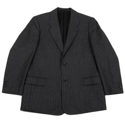 Papas Martin Sons＆Co. SUPER120'S & CASMERE Striped Tailored Jacket