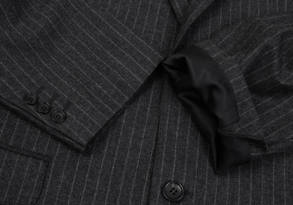 Papas Martin Sons＆Co. SUPER120'S & CASMERE Striped Tailored Jacket K-162675_006