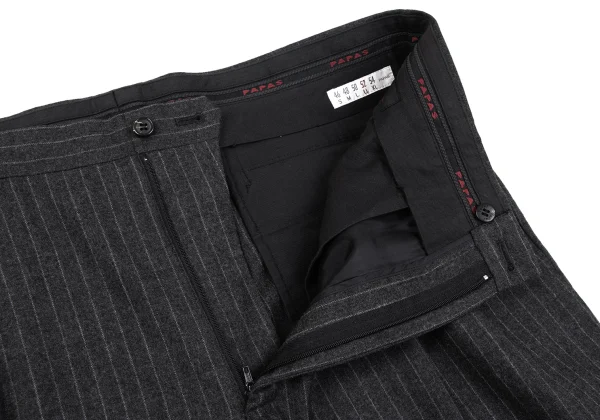 Papas Martin Sons＆Co. SUPER120'S & CASMERE Striped Tuck Pants K-162676_005