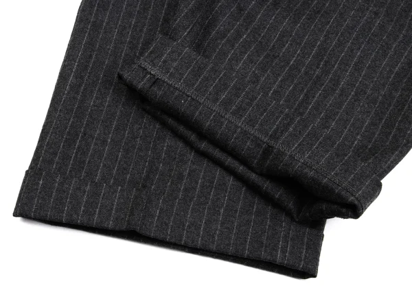 Papas Martin Sons＆Co. SUPER120'S & CASMERE Striped Tuck Pants K-162676_008