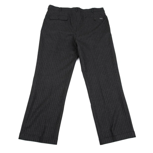 Papas Martin Sons＆Co. SUPER120'S & CASMERE Striped Tuck Pants K-162676_009