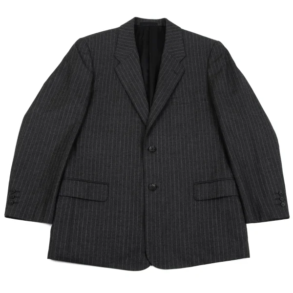 Papas Martin Sons＆Co. SUPER120'S & CASMERE Striped Jacket & Pants K-162677_002