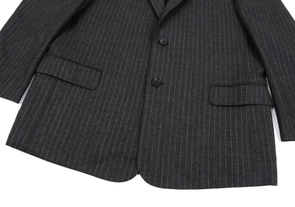 Papas Martin Sons＆Co. SUPER120'S & CASMERE Striped Jacket & Pants K-162677_007