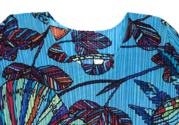 PLEATS PLEASE Colorful Botanical Printed T Shirt K-162682_003