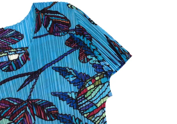 PLEATS PLEASE Colorful Botanical Printed T Shirt K-162682_004