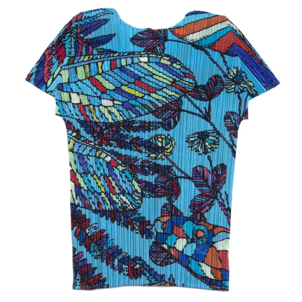 PLEATS PLEASE Colorful Botanical Printed T Shirt K-162682_008