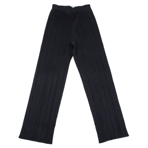 PLEATS PLEASE Straight Pants Navy 1 K-162685_001