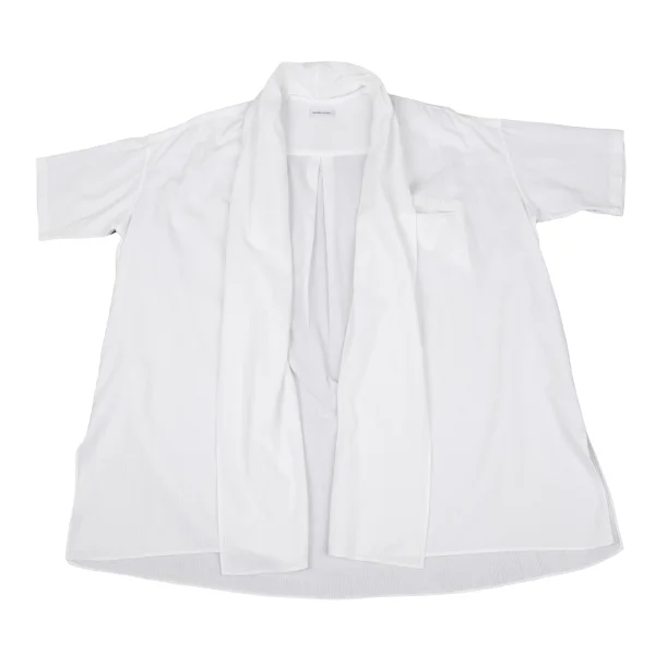 ROMEO GIGLI Cotton Buttonless Short Sleeve Shirt K-162687_002