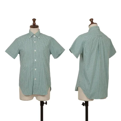 JUNYA WATANABE MAN PINK COMME des GARCONS Checked Short Sleeve Shirt