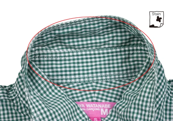 JUNYA WATANABE MAN PINK COMME des GARCONS Checked Short Sleeve Shirt K-162689_005