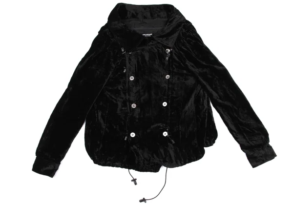 JUNYA WATANABE COMME des GARCONS Velour Drawcord Shirring Jacket K-162690_002