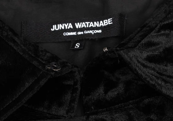 JUNYA WATANABE COMME des GARCONS Velour Drawcord Shirring Jacket K-162690_004