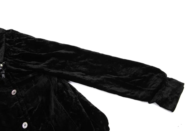 JUNYA WATANABE COMME des GARCONS Velour Drawcord Shirring Jacket K-162690_006