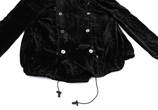 JUNYA WATANABE COMME des GARCONS Velour Drawcord Shirring Jacket K-162690_008