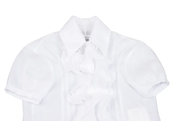 JUNYA WATANABE COMME des GARCONS  Linen Front Frill Blouse K-162691_003