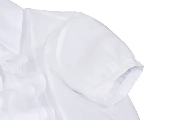 JUNYA WATANABE COMME des GARCONS  Linen Front Frill Blouse K-162691_008